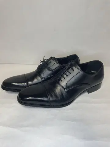 ELLE HOMME 블랙 가죽 드레스 신발 26.5cm