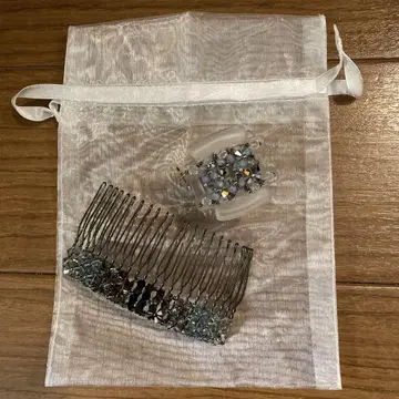 컴플렉스 비즈 Complex Biz 빗과 클립 블루 계열 크리스탈