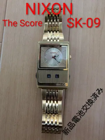 레어 [ NIXON ] The Score SK-09 골드 손목시계
