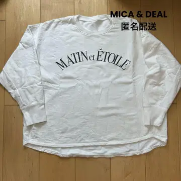 MICA & DEAL 프린트 로고 트레이닝복