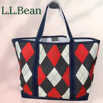 [새상품] L.L.Bean/엘엘빈 아가일 체크 토트백