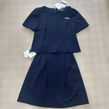 택 포함 새상품 엠즈 그레이시 네이비 티셔츠 셋업