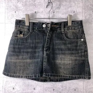 새상품 빈티지 라이크 BB Jeans 데미지 가공 데님 스코트