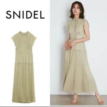 SNIDEL 플리츠 원피스 새상품급