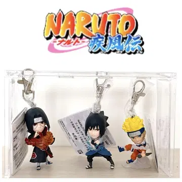 미사용 택 포함 NARUTO 피규어 키링 나루토 사스케 이타치