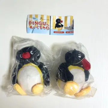 PINGU 봉제 인형 2 핑구 봉제 인형 니코니코 핑구 코 세트