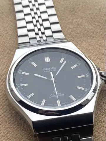 세이코 SEIKO 실버 웨이브 배터리 새상품 새상품급 작동품