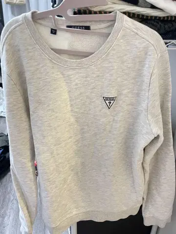 GUESS 크루넥 트레이닝복 라이트 그레이