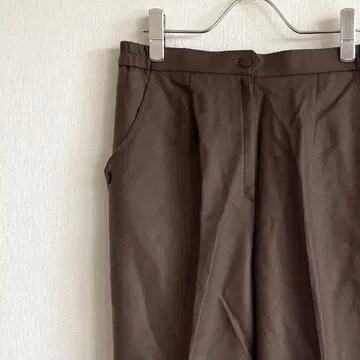 Mile 슬랙스 모 100% 센터 프레스 허리밴딩 포켓 부착