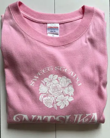 SWEET STEADY 스이스테 쿠리타 나츠카 최애 어필 T셔츠 XL