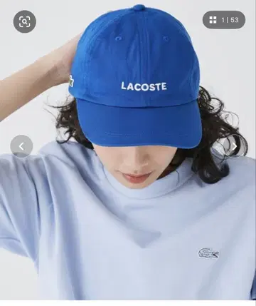 미사용 새상품 라코스테 캡
