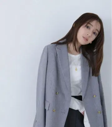 NATURAL BEAUTY BASIC 더블 프레스 복싱 자켓