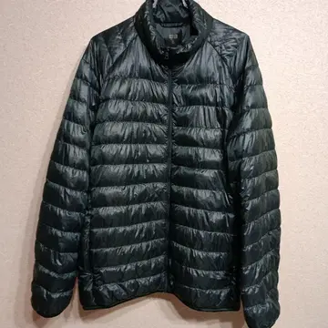 UNIQLO 다운 자켓 XL 짙은 녹색