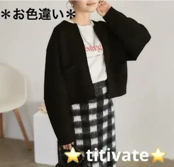 titivate 정가 5489엔 코쿤 슬리브 블루종 S size