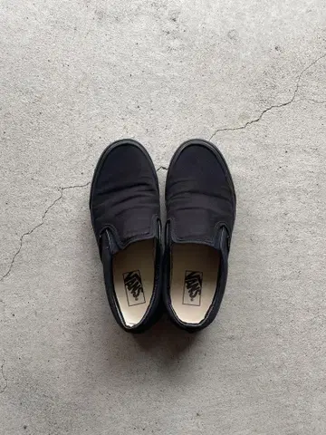 VANS 블랙 슬립온