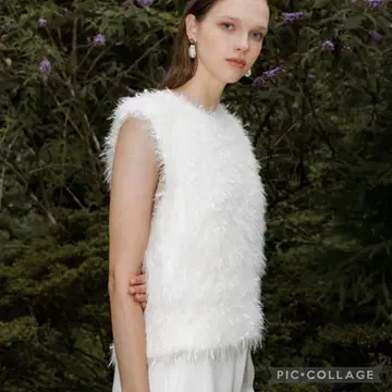 Heve 미개봉 새상품 Tinker Knit white