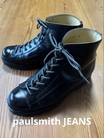 폴 스미스 진스 부츠 블랙 천연 가죽 M 26cm 비브람