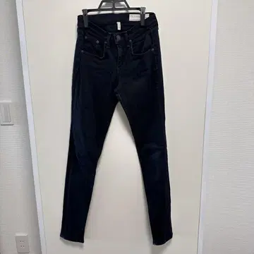 rag& Born 블랙 스키니 데님