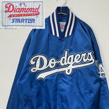 Diamond 스타터 Dodgers 다저스 바시티 자켓 파랑 자수
