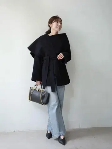 와이드 레그 데님 anuans 사이즈 1 라이트 블루