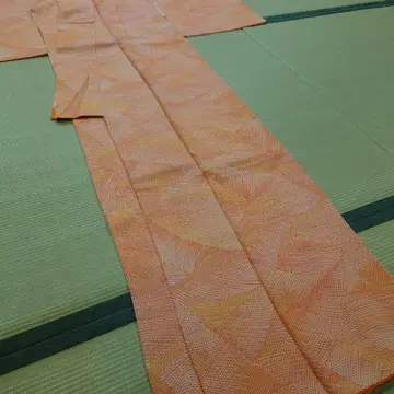 별주 코몬 순수 실크 이중 기모노 창작품