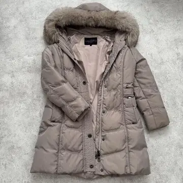 RUIRUE BOUTIQUE 후드 부착 롱 코트