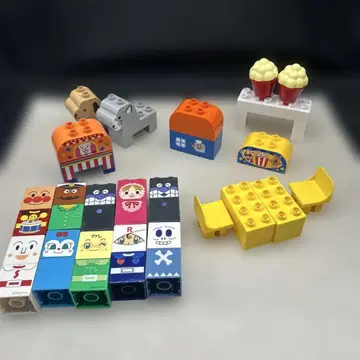 호빵맨 블록 라보 팝콘 가게 세트 역할 놀이