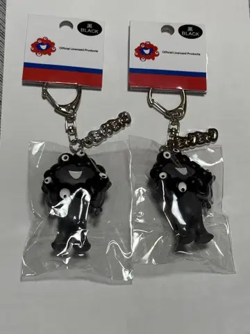 간사이 만박 블랙 미야쿠미야키 키링 2개