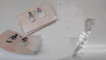미키 미니 초대장 세트