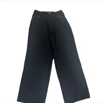블랙 데님 dog house 와이드