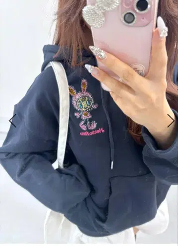 새상품 택 포함 완판 엔젤 BLUE 베리에짱 후드티