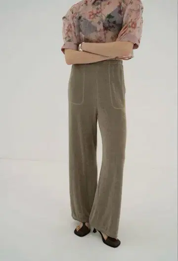 25ss CLANE BRIGHT JERSEY PANTS