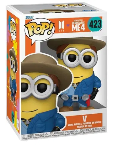 미개봉 새상품 BTS Despicable Me4 V 미니언 423