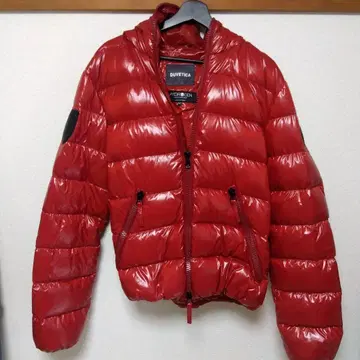 DUVETICA HYDROGEN 빨간색 다운 자켓 50