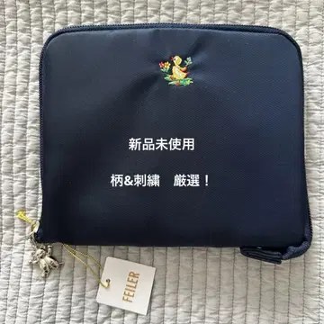 [ 미사용 새상품 ] FEILER 네이비 학교페이러 핸드폰 백 하이디