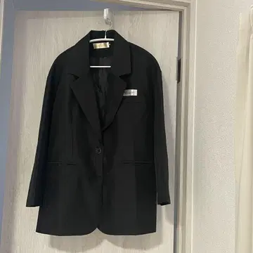 오버사이즈 자켓 블랙