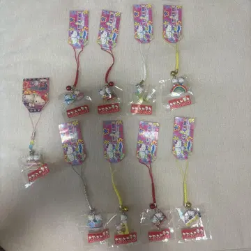 가격 인하 키티 & 미미이 족쇄 스트랩 9개