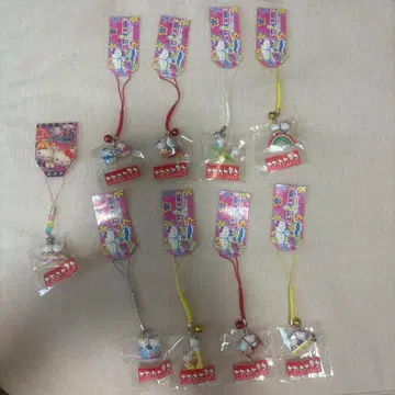 레어 키티 & 미미이 족쇄 스트랩 9점