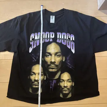 Snoop Dogg 오버 사이즈 T셔츠 블랙