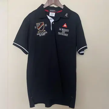 le coq sportif 골프 컬렉션 피케 셔츠 L 블랙