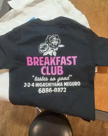[ L 사이즈 ] BREAKFAST CLUB 노무라 쿤이치 티셔츠 블랙