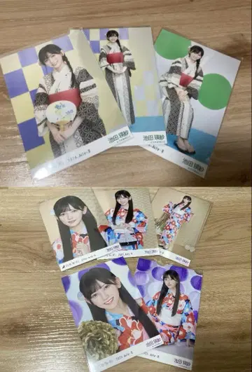 이케다 에이사 브로마이드 2024 2025 유카타