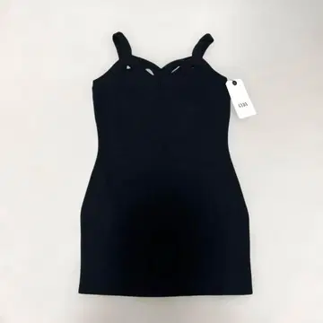 GYDA 니트 미니 원피스 블랙