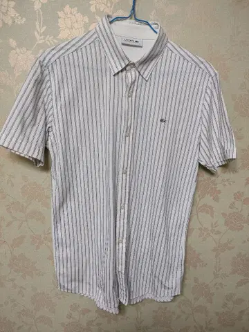 LACOSTE 스트라이프 반팔 셔츠