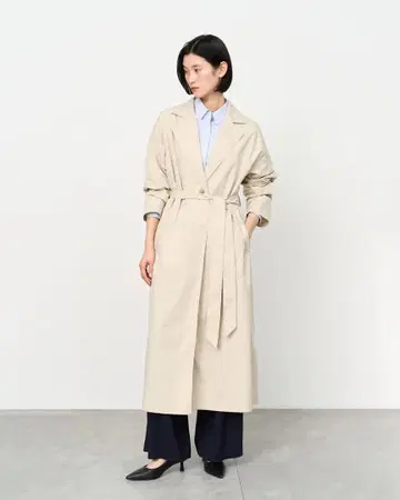 소쥬/리몬타 패커블 코트/베이지 M