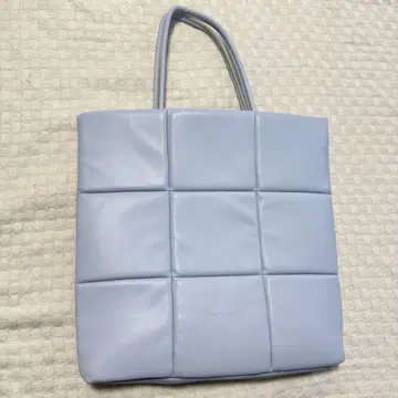 ADD CULUMN 토트백 파스텔 퍼플 쿠션, 합성 피혁 소재
