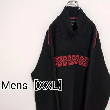 E141 [ US 수입 ] 타미힐피거 스웨터 [ 남성용 XXL ] 블랙