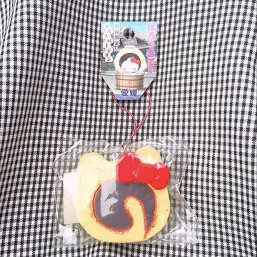 새상품급 에히메 한정 키티 스퀴즈 스트랩 타르트 버전