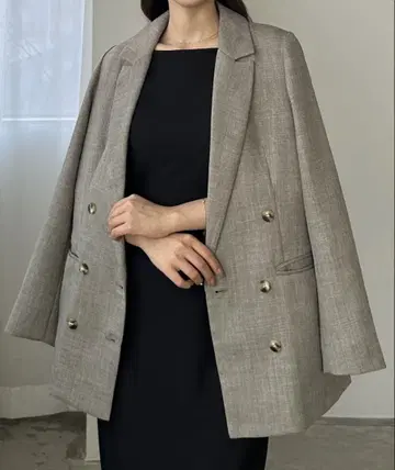 Louere 테일러드 자켓 그레이