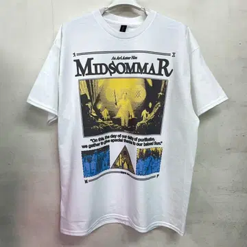 MIDSOMMAR 미드사머 호러 영화 XL 사이즈 T셔츠 화이트